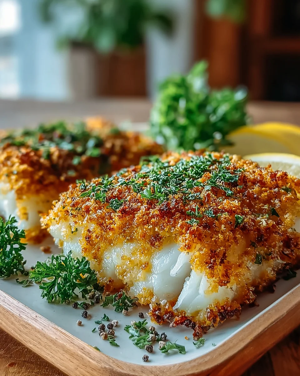 Crispy Air Fryer Parmesan Crusted Cod - Easy & Delicious!