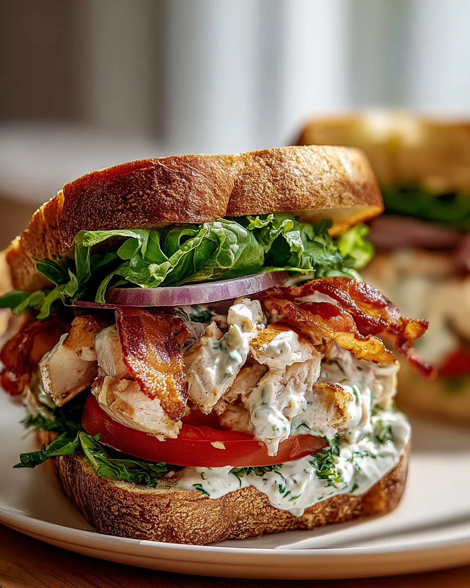 Chopped Chicken Beef Bacon Ranch Sandwich: Flavor Bomb Delight