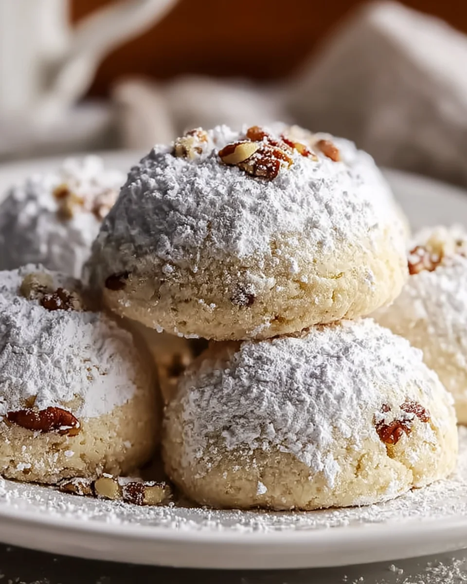 Buttery Pecan Snowball Cookies: Melt-in-Your-Mouth Treats