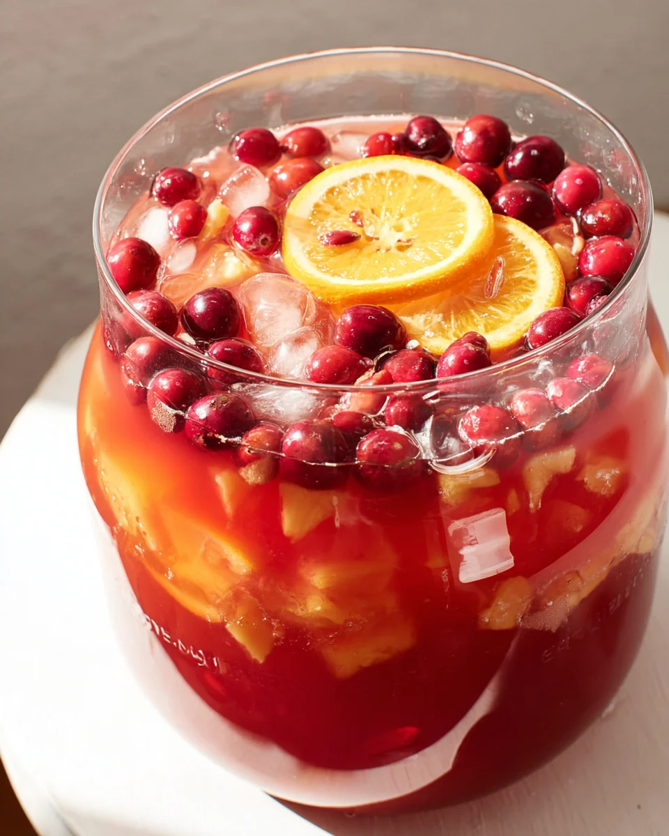 Festive Holiday Punch Recipe: Delicious Non-Alcoholic Treat!
