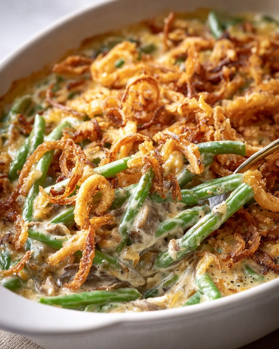 Irresistible Campbells Green Bean Casserole Recipe