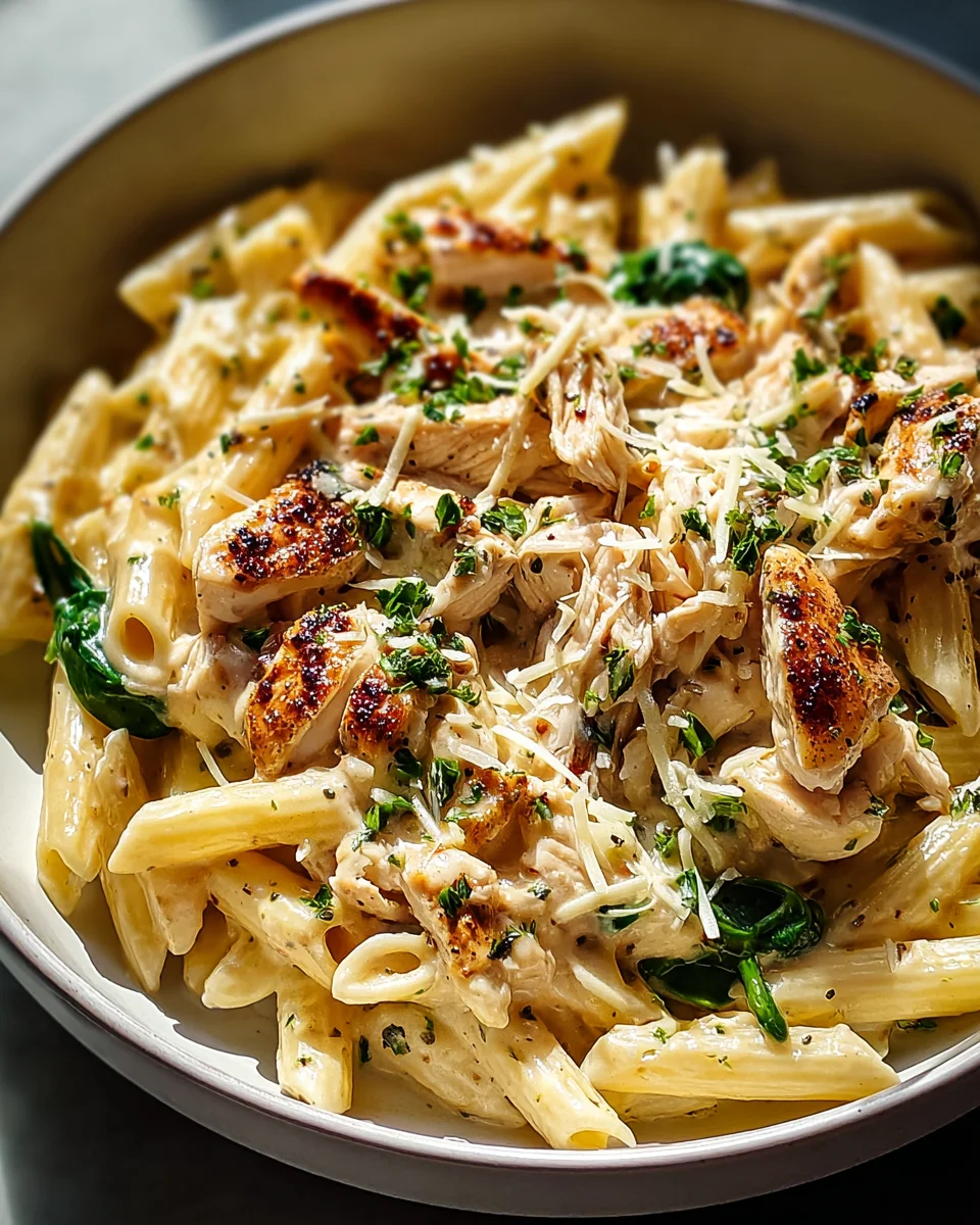 Creamy Rotisserie Chicken Pasta: A Comforting Delight!