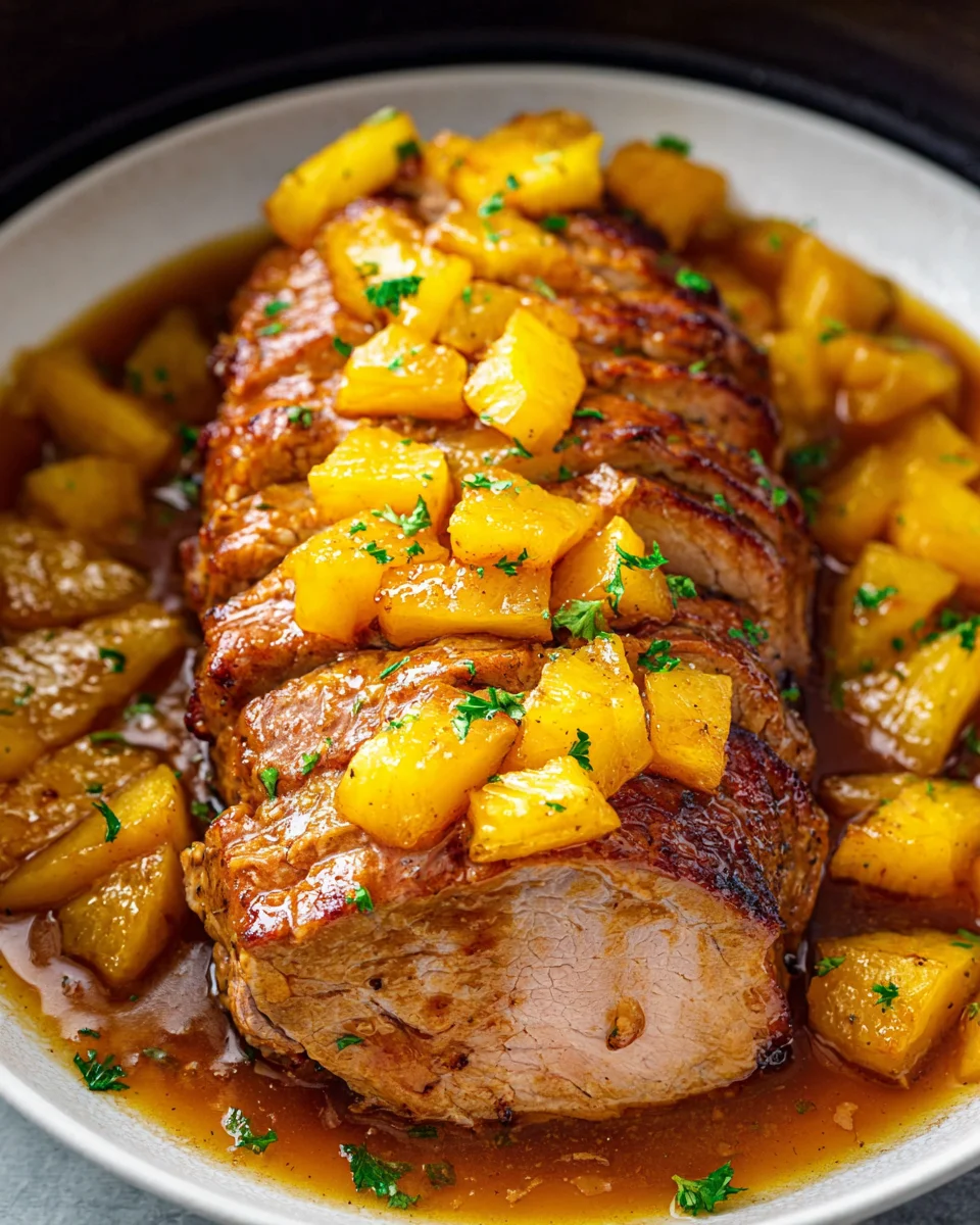Delicious Slow Cooker Pineapple Beef Loin Recipe to Try!