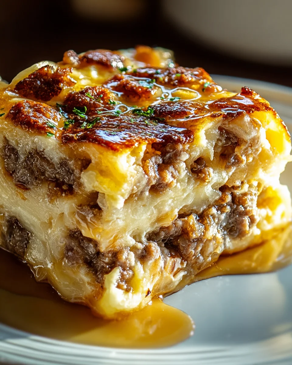 Delicious Pancake Sausage Casserole with Beef: Easy Recipe!