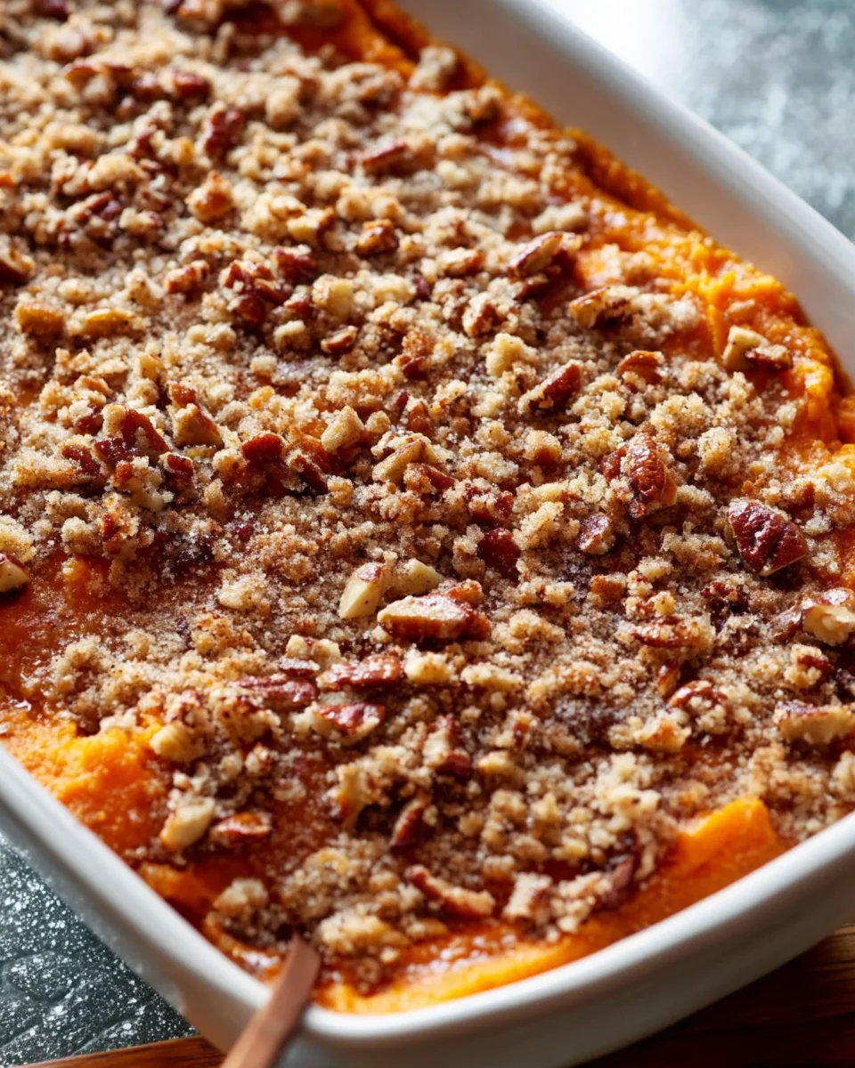 Ina Garten's Best Sweet Potato Casserole with Pecans
