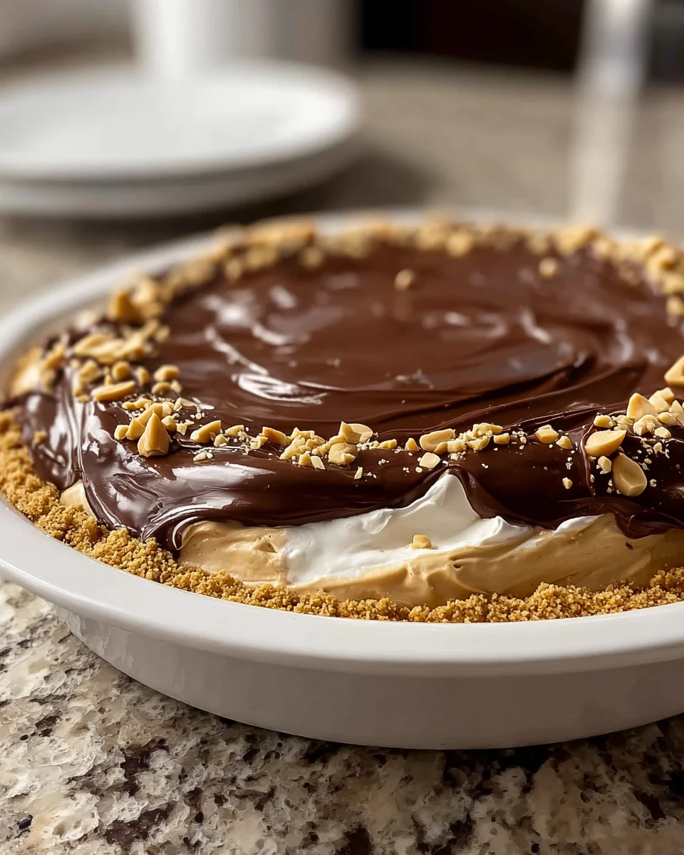 Decadent Chocolate Peanut Butter Cream Pie Recipe Delight