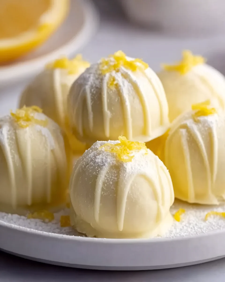 Irresistible Creamy Lemon Truffles Recipe for Sweet Lovers
