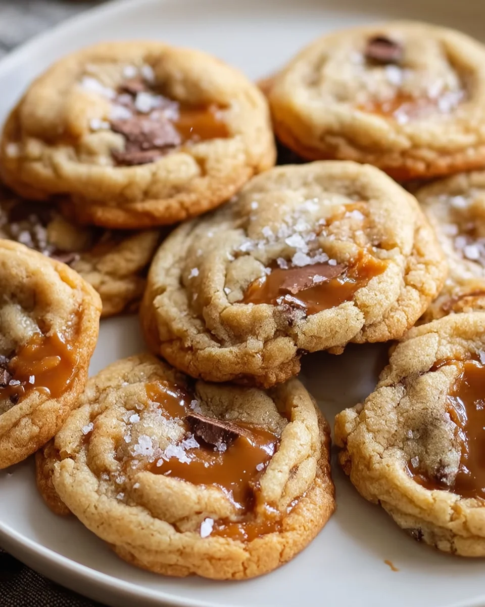 Salted Caramel Cookie Recipe: Chewy, Sweet & Irresistible!