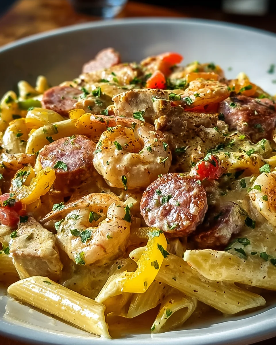 Delicious Pappadeaux Mardi Gras Pasta Recipe with Beef Twist