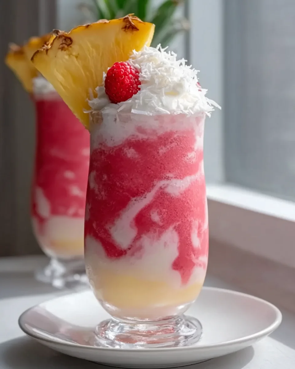 Delicious Raspberry Colada Twist: A Refreshing Mocktail Recipe