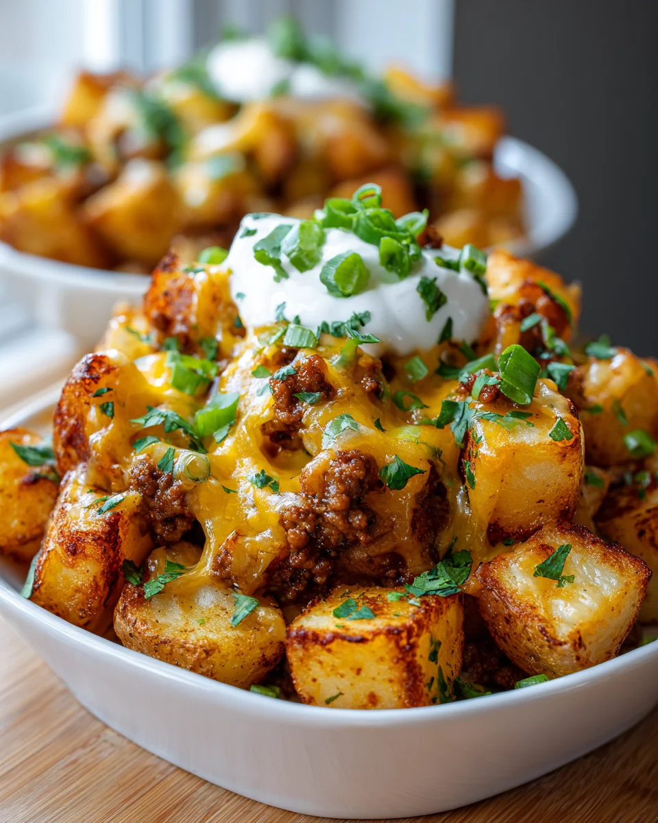 Cheesy Taco Potatoes Recipe: A Flavorful Family Favorite!