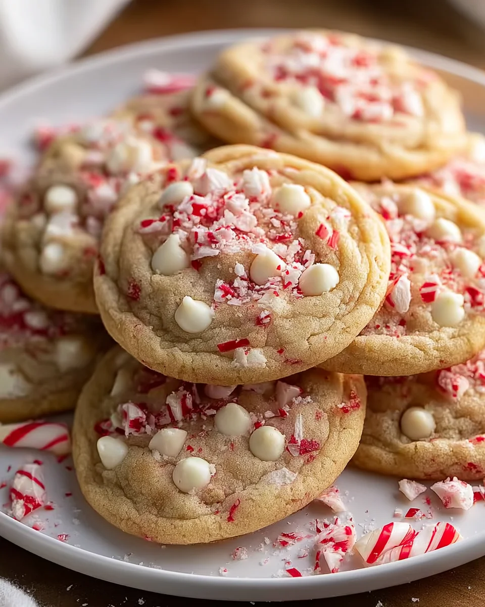 Delicious White Chocolate Candy Cane Cookies Recipe to Try!