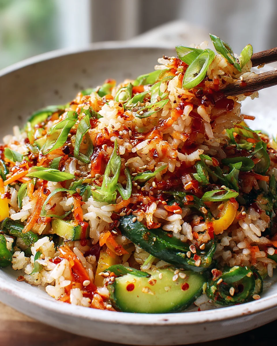 Crispy Gochujang Rice Salad: Spicy & Flavorful Recipe!