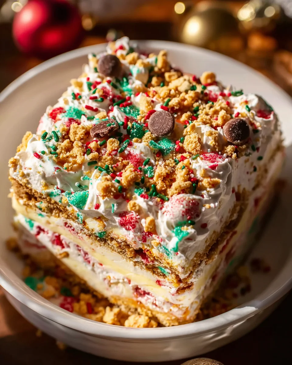 Ultimate Christmas Cookie Lasagna: No-Bake Holiday Magic