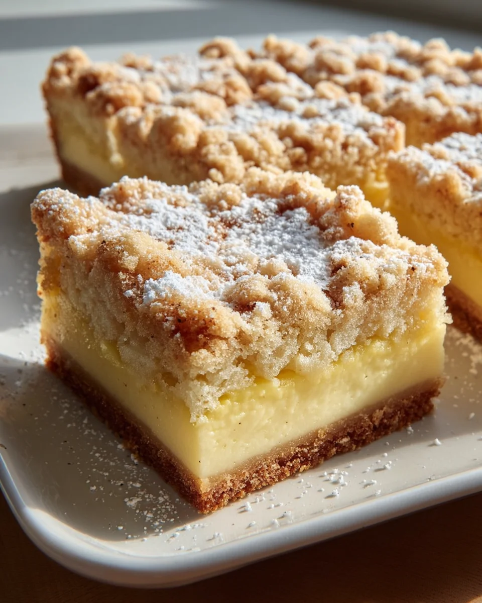 Delicious Vanilla Pudding Crumble Cake Recipe from the Sheet Pan