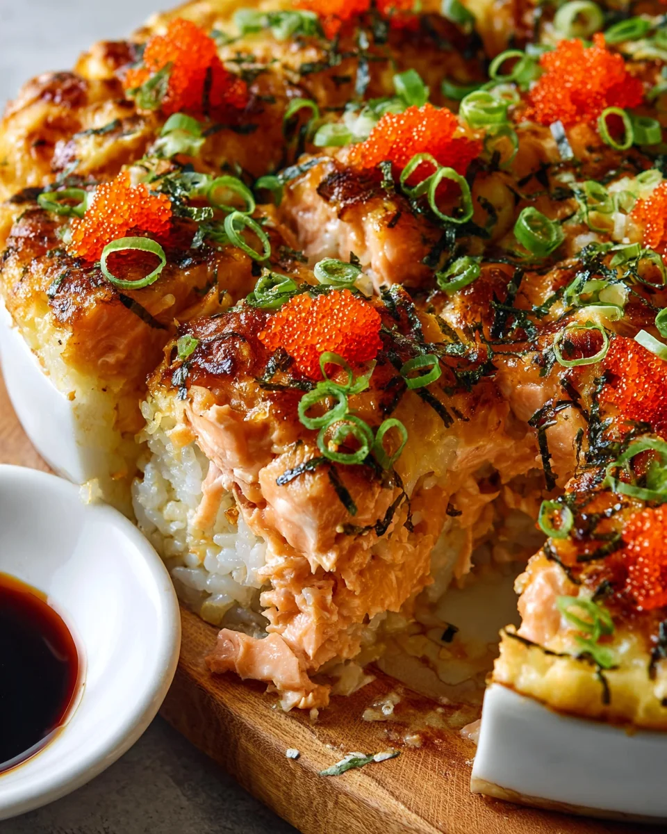 Easy Spicy Salmon Sushi Bake Recipe – Perfect Weeknight Meal