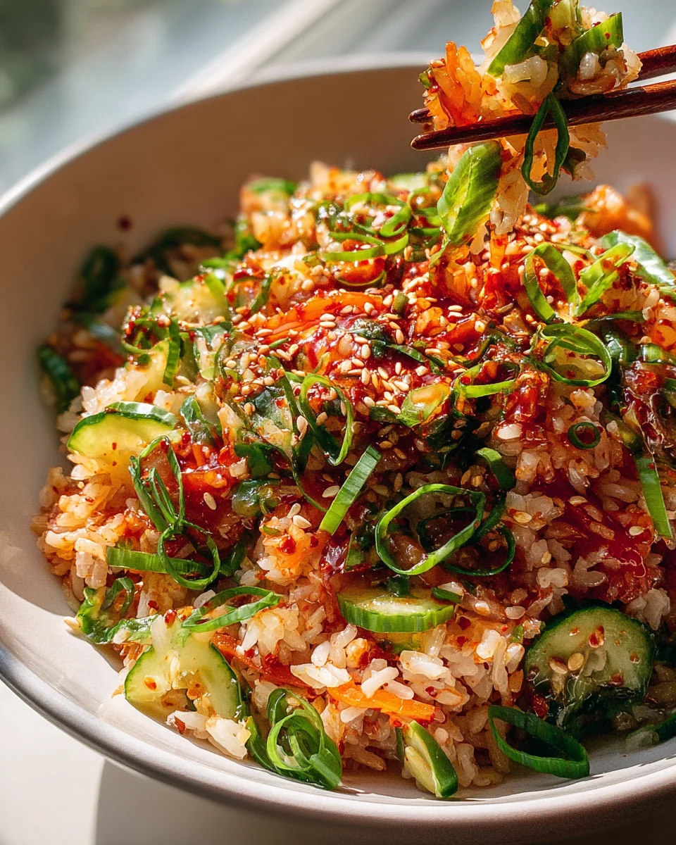 Crispy Gochujang Rice Salad: Spicy & Flavorful Recipe!