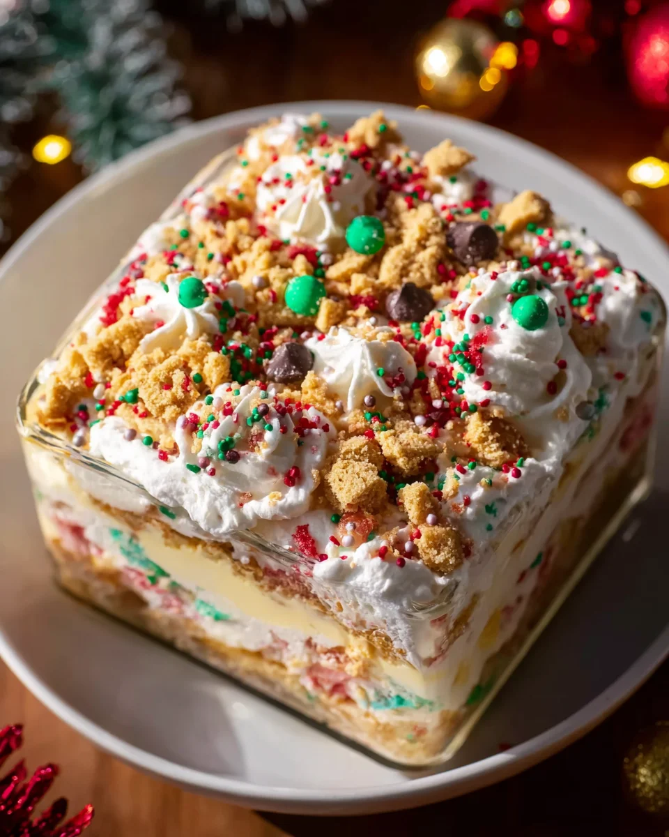 Ultimate Christmas Cookie Lasagna: No-Bake Holiday Magic