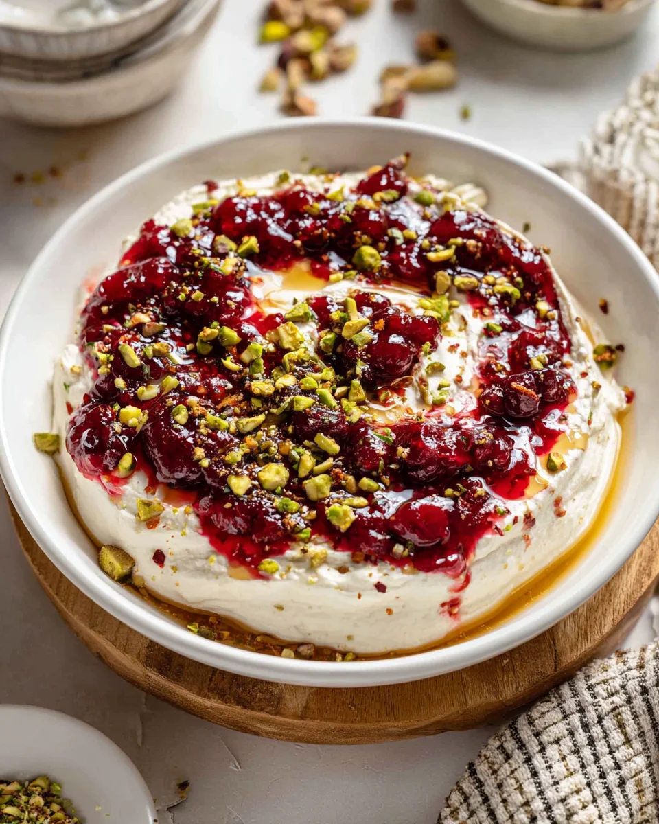 Cranberry Whipped Feta Dip: A Festive, Flavorful Delight