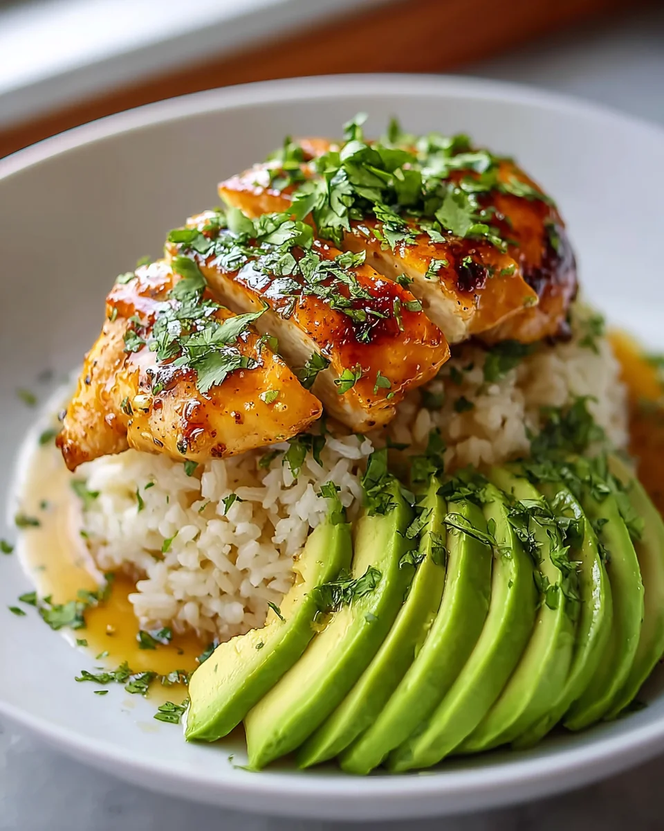 Honey Lime Chicken Avocado Rice: A Fresh Flavor Delight!