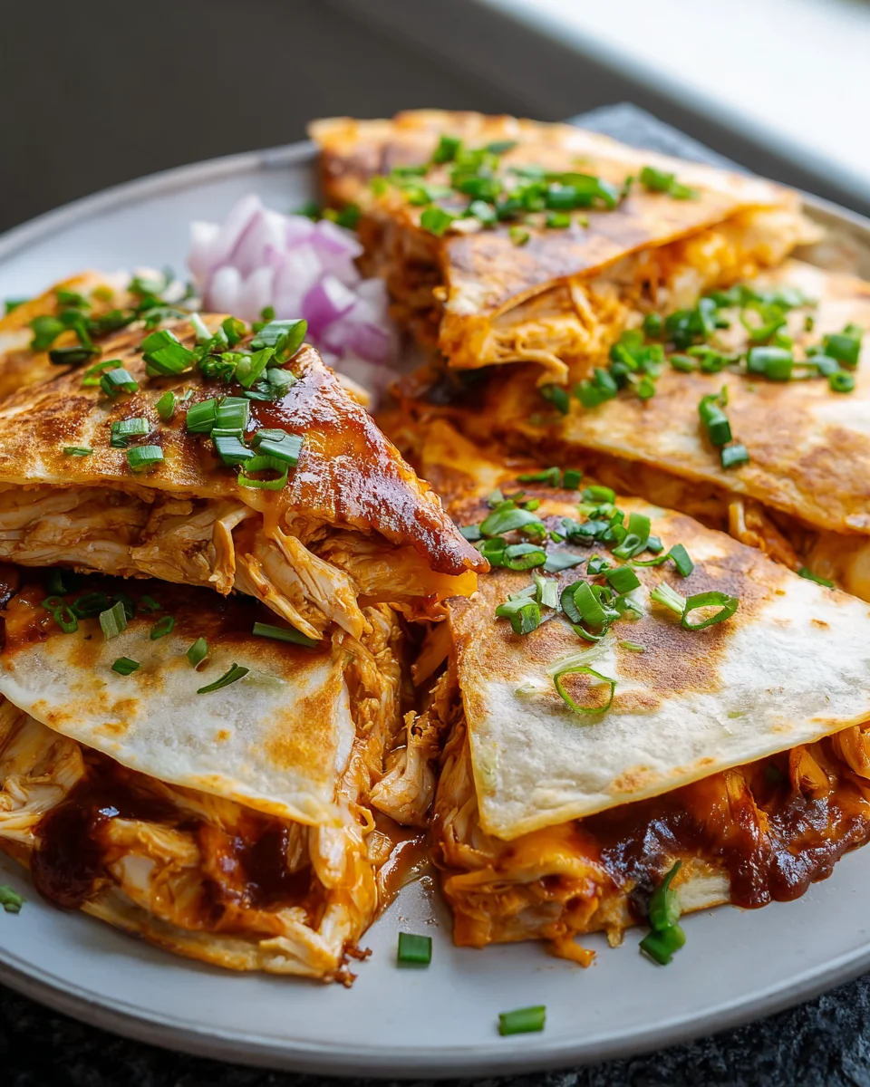 Delicious BBQ Chicken Quesadillas Recipe for Easy Meals