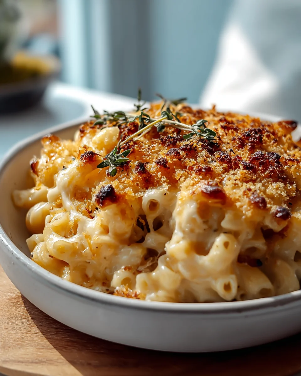 Creamy French Onion Soup Mac & Cheese - Irresistible!