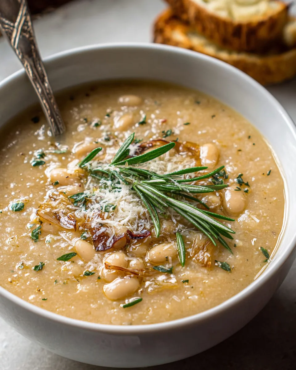 Rosemary Roasted Garlic Bean Soup: Hearty & Healthy!