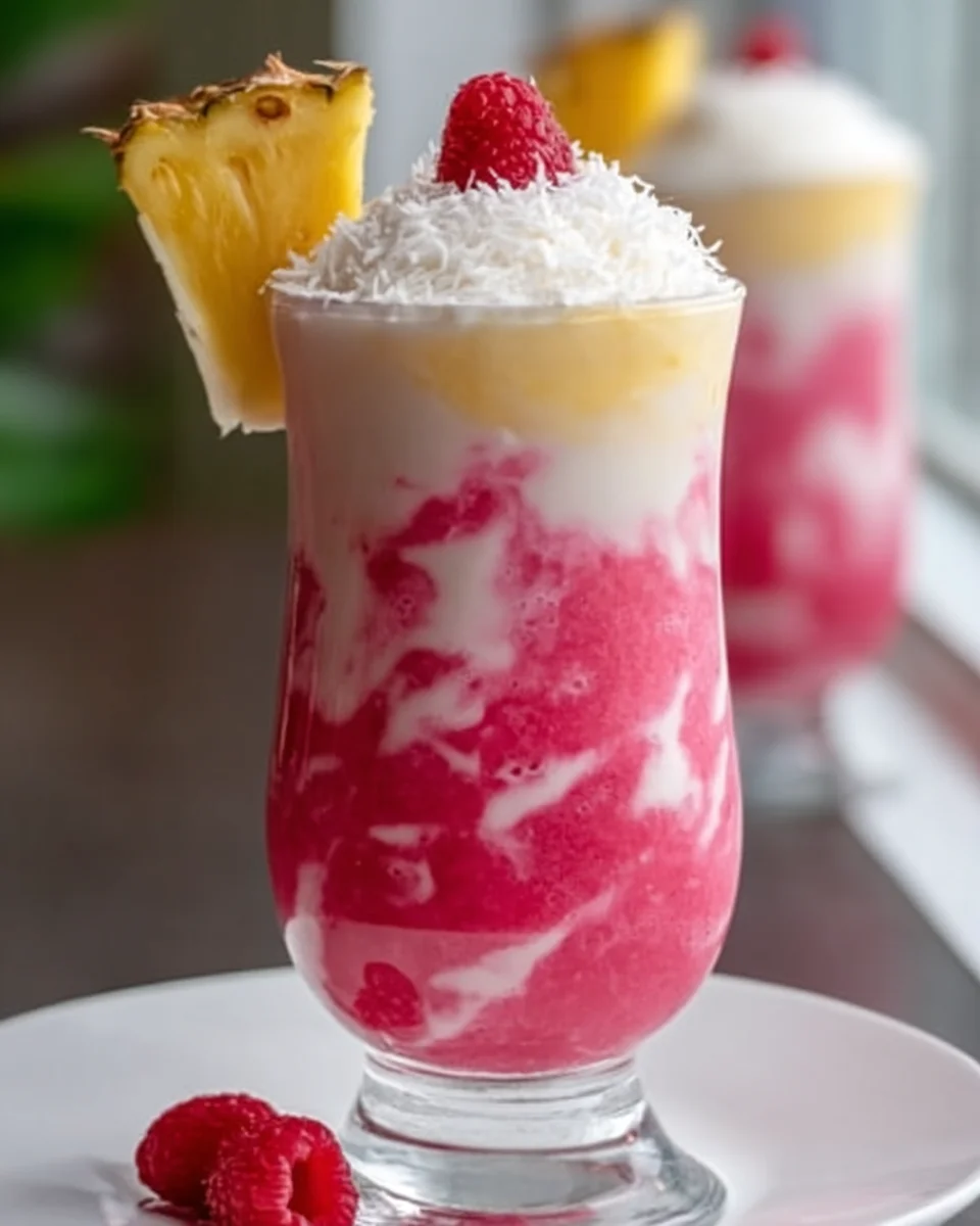 Delicious Raspberry Colada Twist: A Refreshing Mocktail Recipe