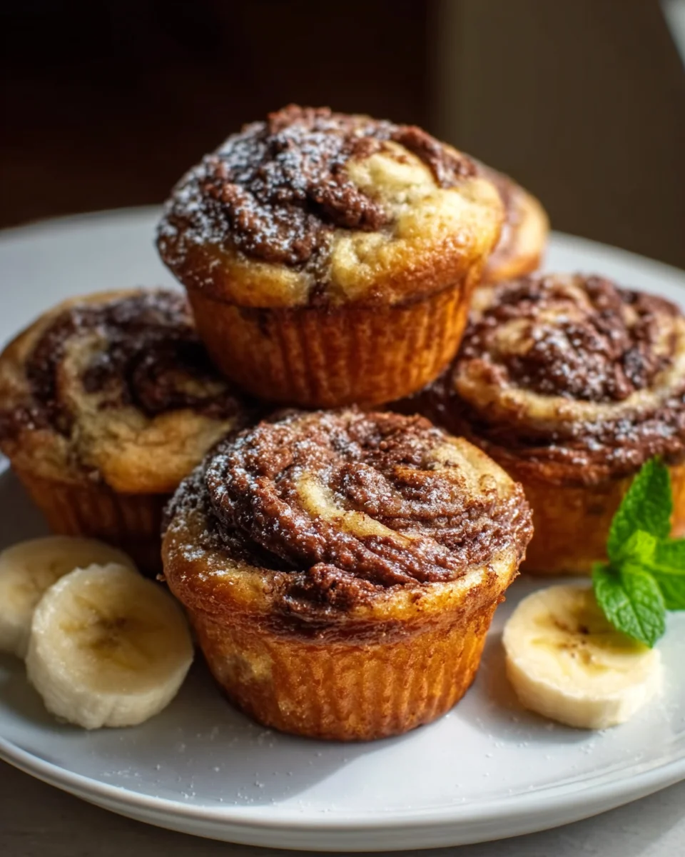 Nutella Banana Swirl Muffins: Irresistibly Delicious Treats!