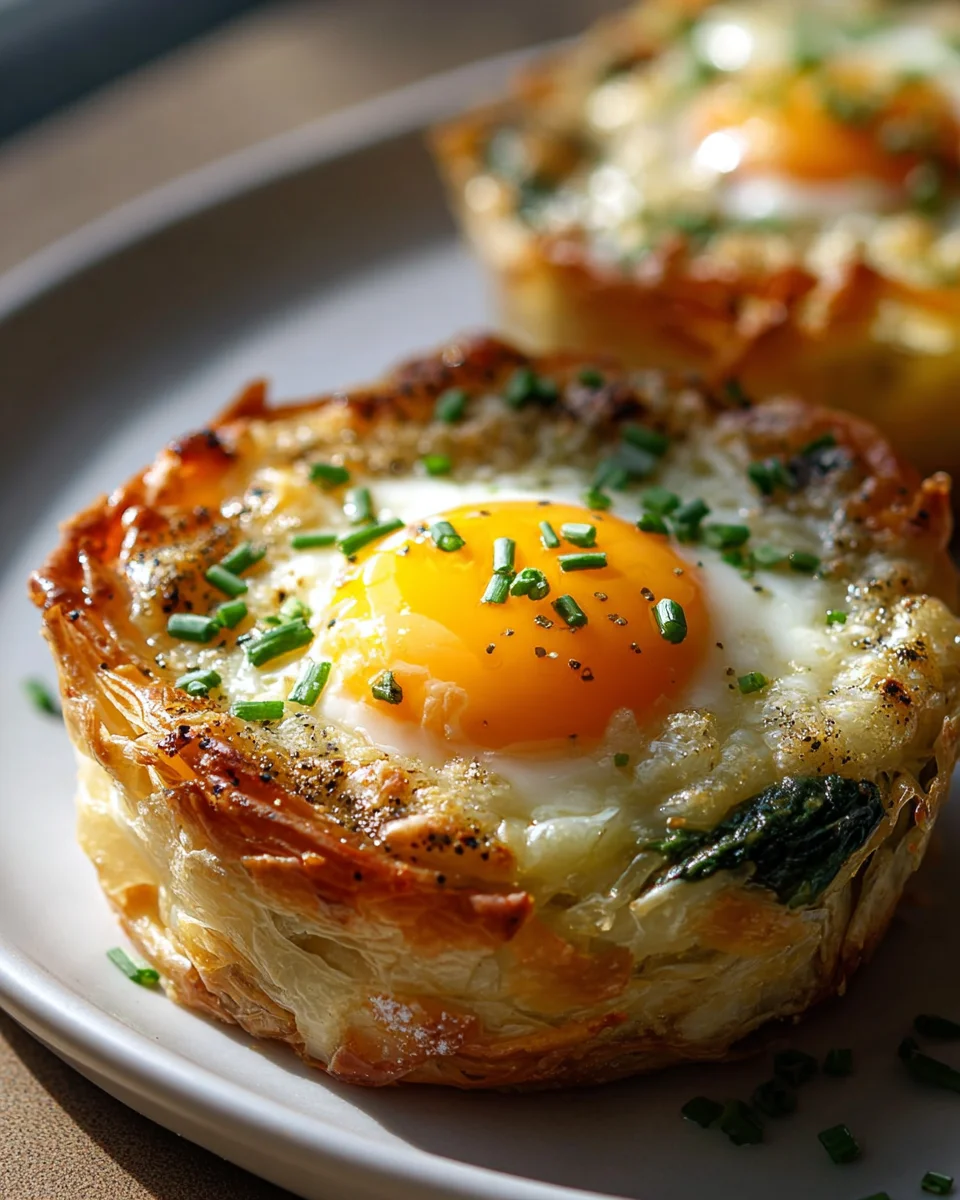 Baked Eggs Napoleon: Easy, Delicious Brunch Idea!