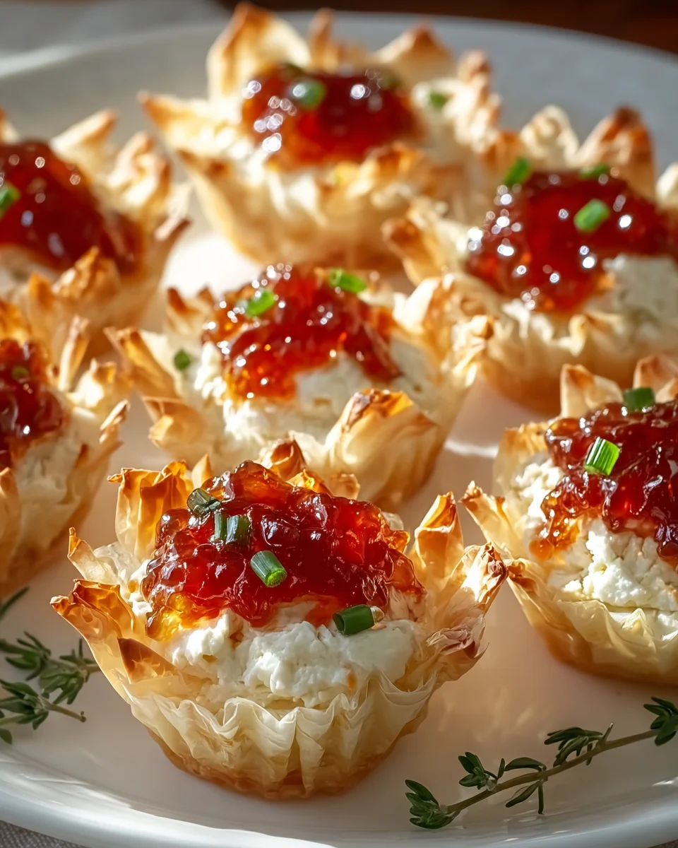 Quick Pepper Jelly Cream Cheese Dip & Bites Appetizer