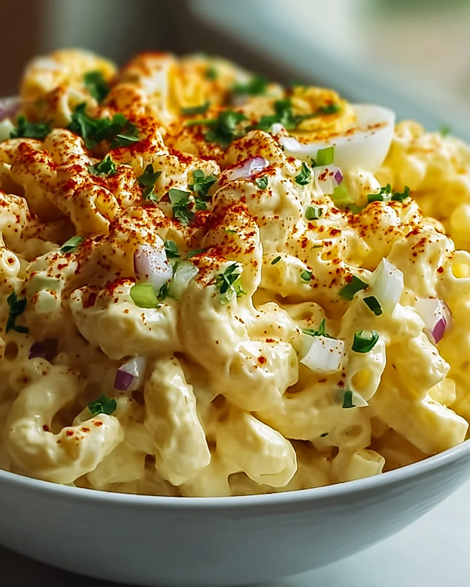 Delicious Deviled Egg Macaroni Salad Recipe You’ll Love!