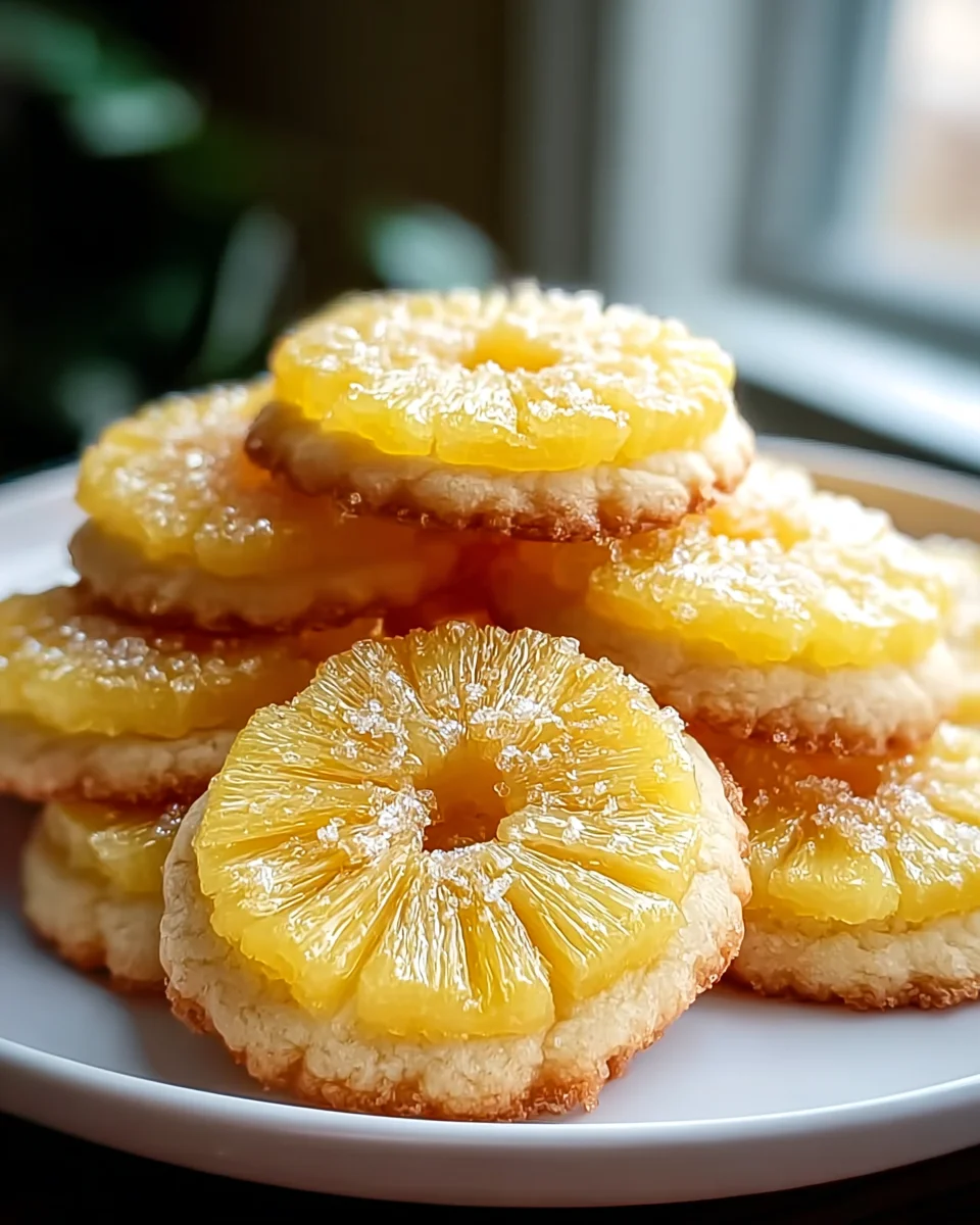 Pineapple Upside Sugar Cookies: A Sweet Tropical Delight!