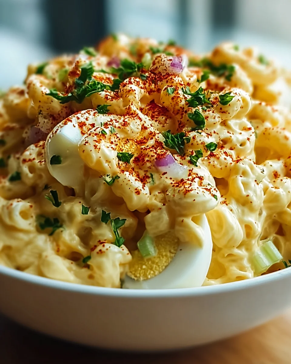Delicious Deviled Egg Macaroni Salad Recipe You’ll Love!