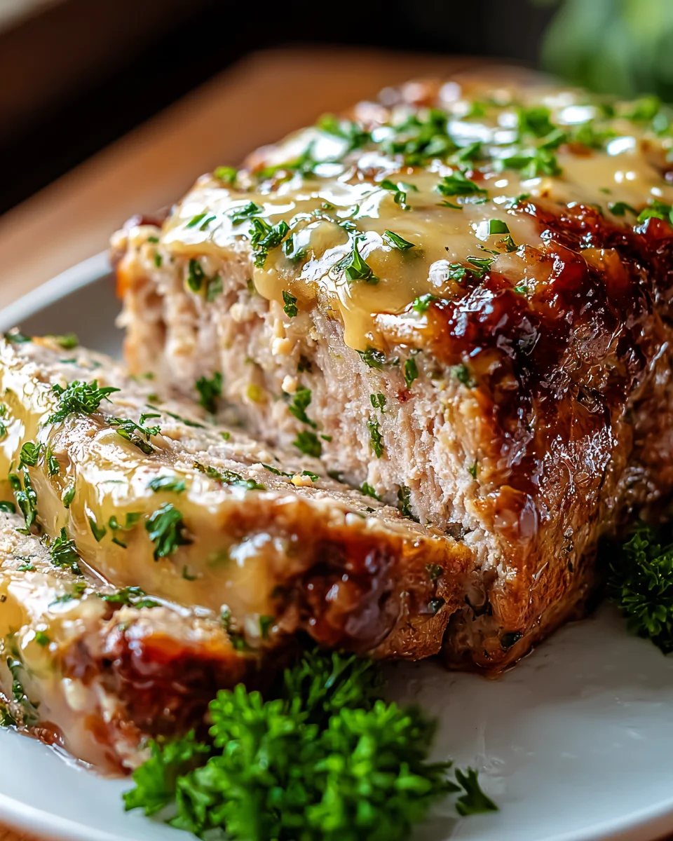 Juicy Garlic Parmesan Chicken Meatloaf: Comfort Food