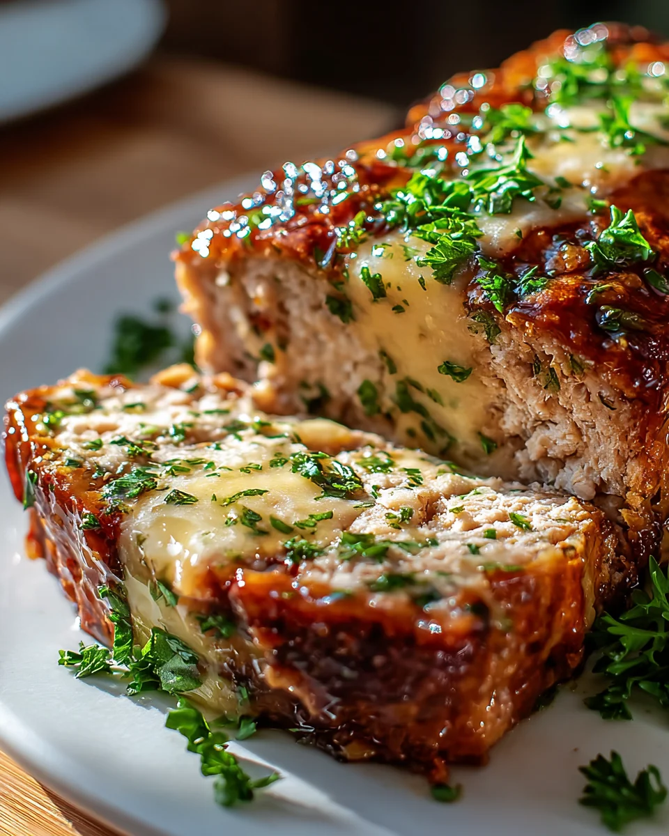 Juicy Garlic Parmesan Chicken Meatloaf: Comfort Food