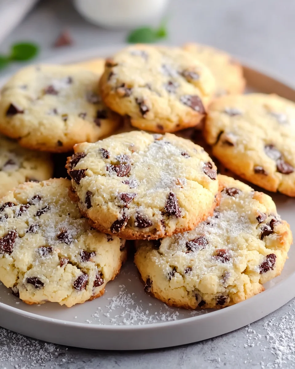 Sweet Chocolate Chip And Toffee Shortbread Cookies