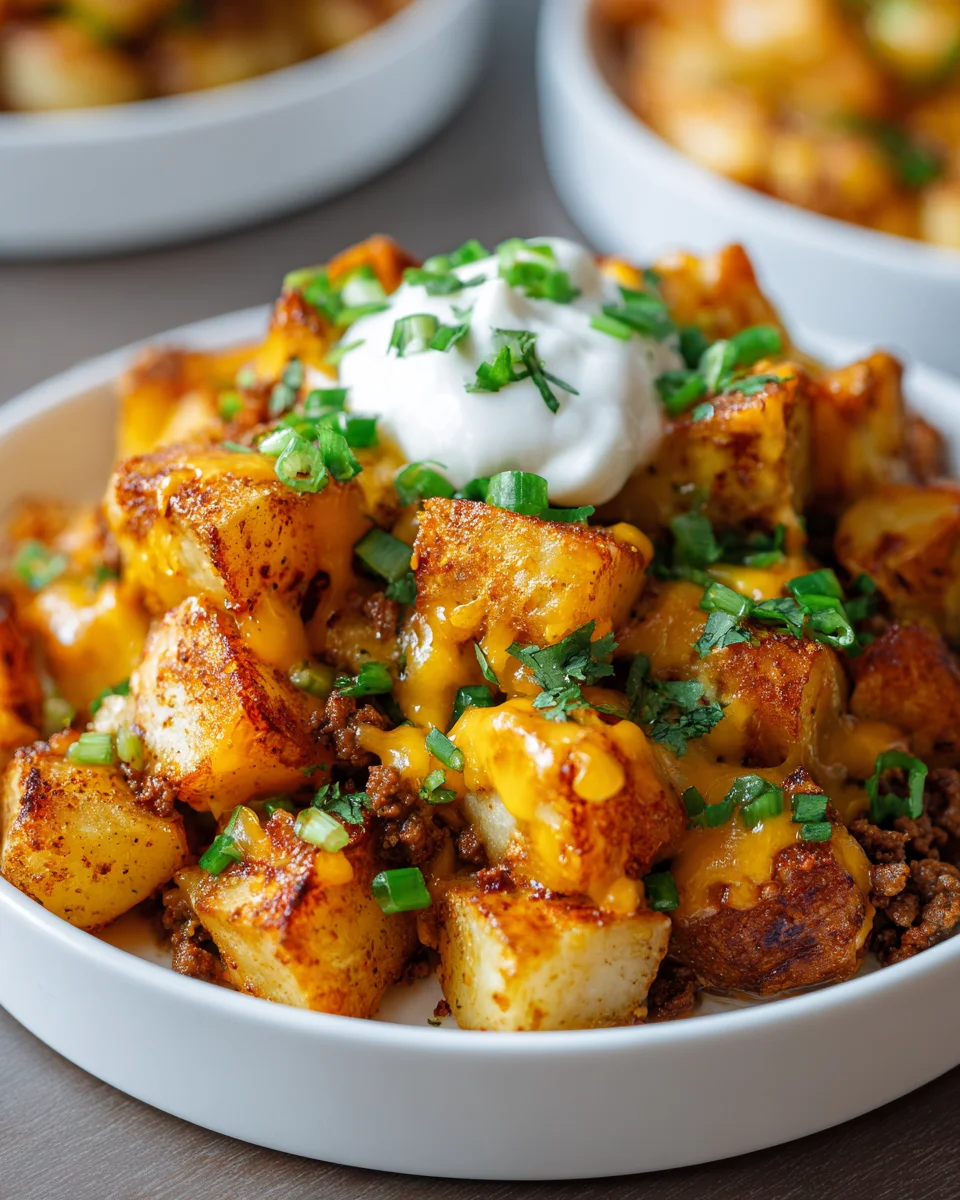 Cheesy Taco Potatoes Recipe: A Flavorful Family Favorite!