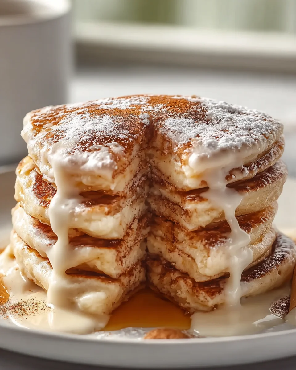 Cinnamon Roll Pancakes Recipe: Fluffy, Sweet & Irresistible!