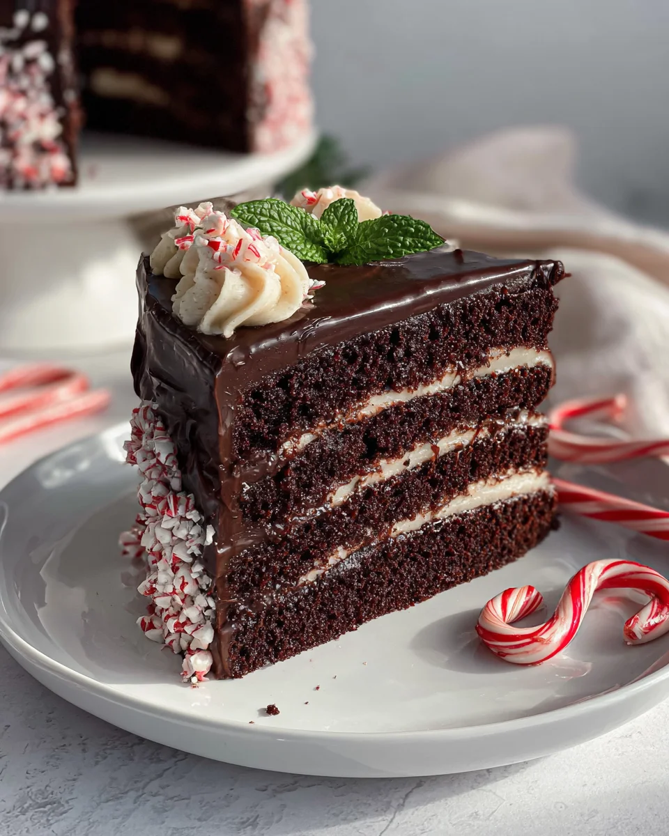 Peppermint Fudge Cake: A Holiday Dessert Dream!