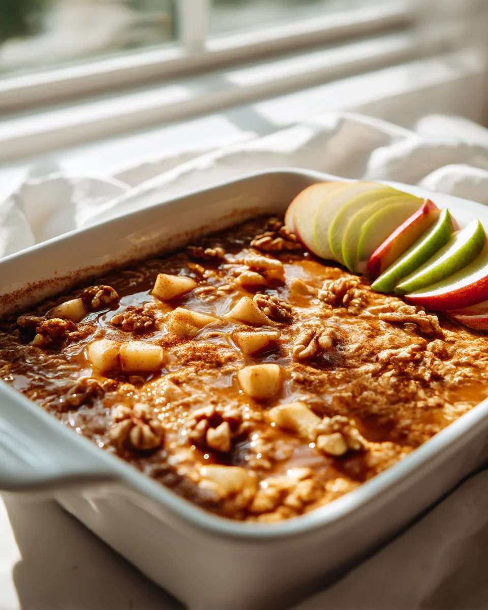 Apple Butter Oatmeal Bake: Delicious & Easy Breakfast Idea