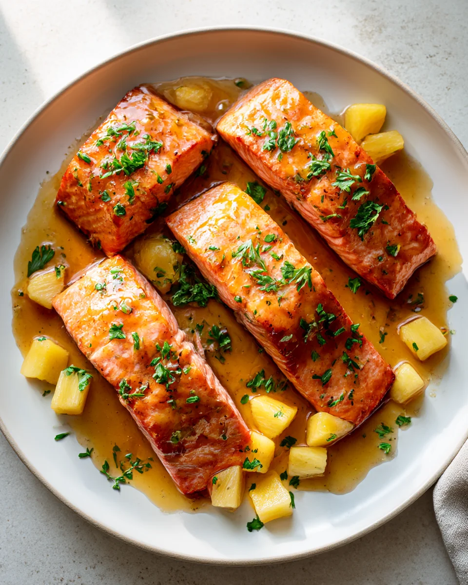 Delicious Pineapple Glazed Salmon Recipe You’ll Love!