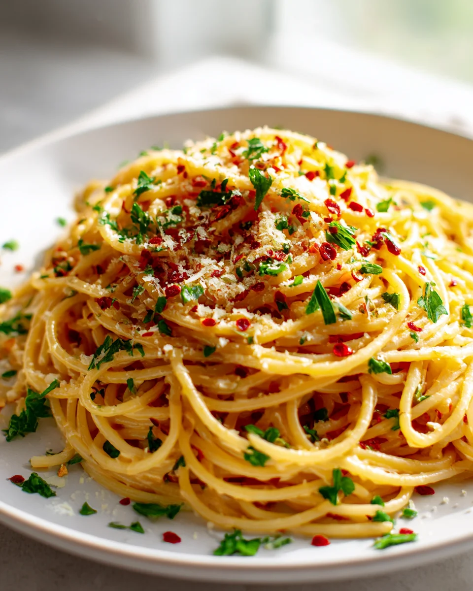 Best Spicy Chili Garlic Butter Spaghetti - Easy Recipe