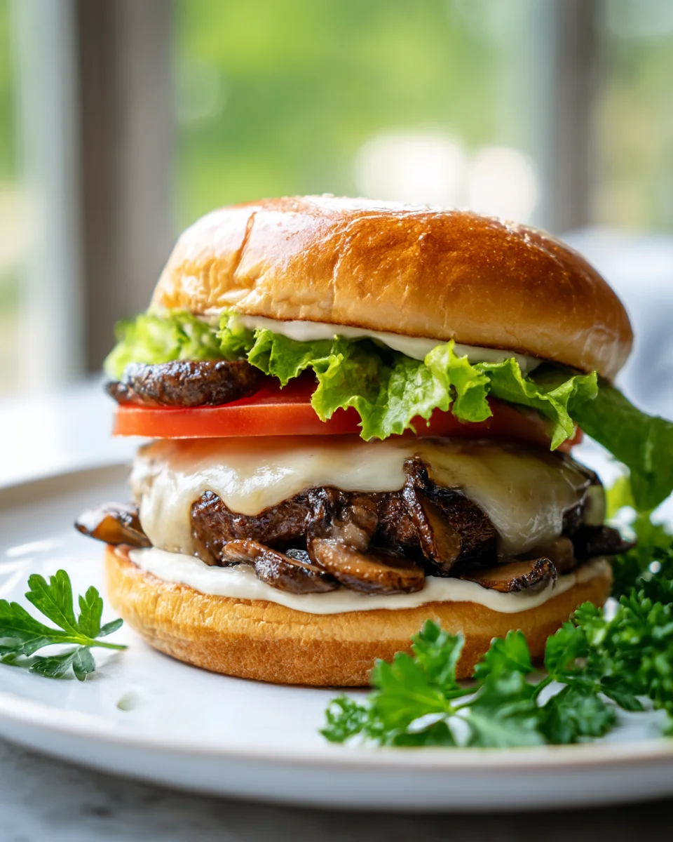 Best Mushroom Swiss Cheeseburger: Your New Favorite Meal!