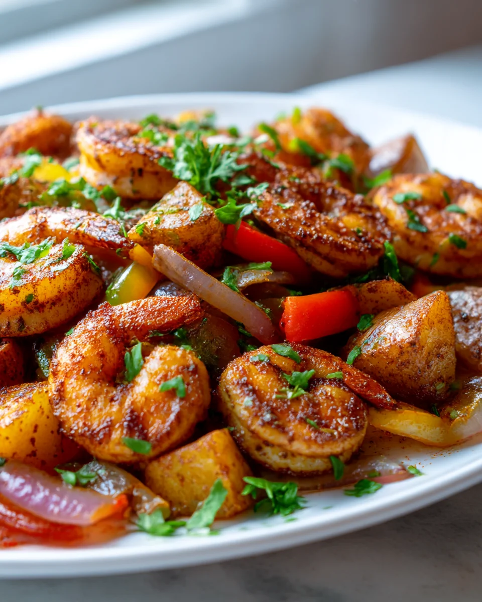 Cajun Potatoes & Shrimp Sheet Pan: Easy One-Pan Dinner!
