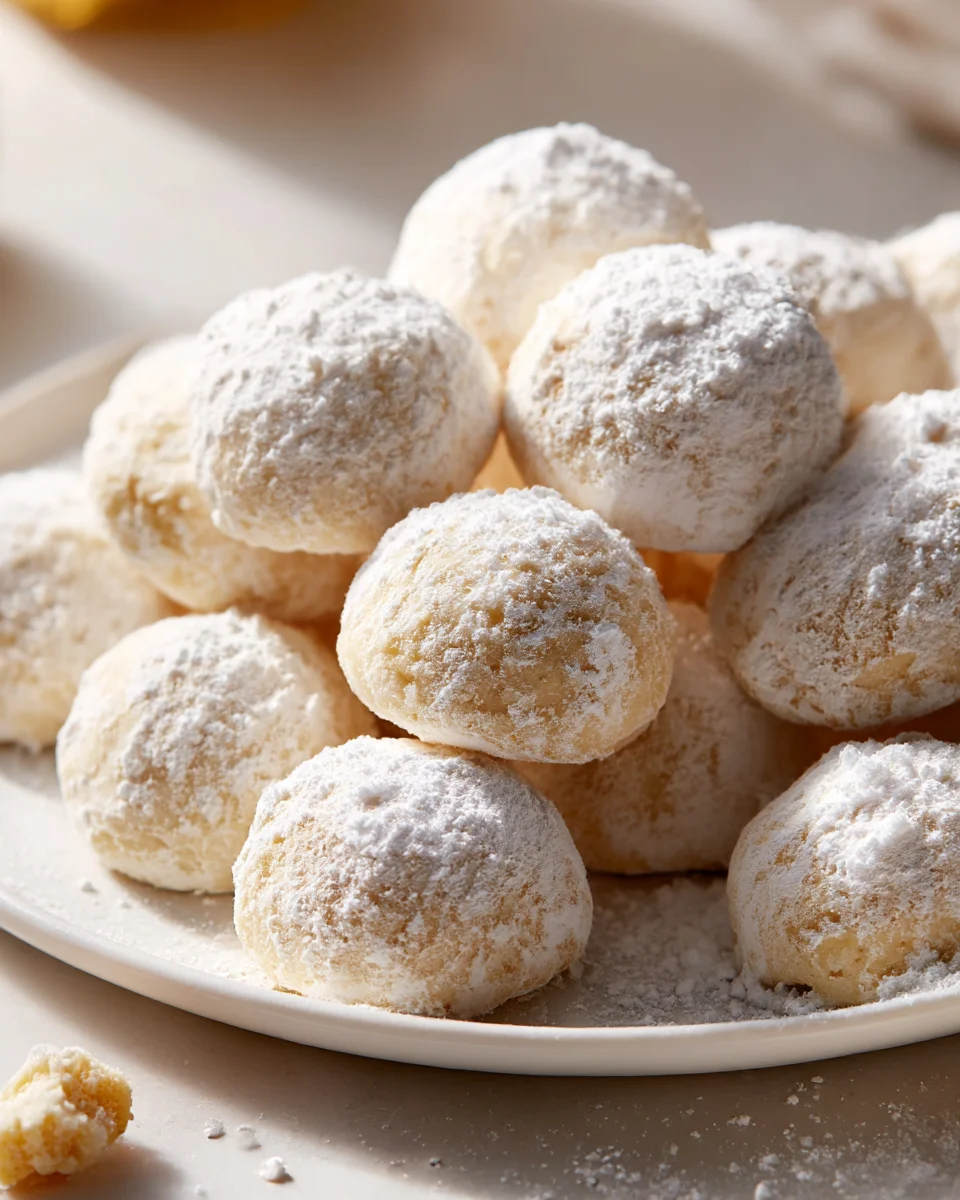 Melt-in-Your-Mouth Sweetened Condensed Milk Snowballs