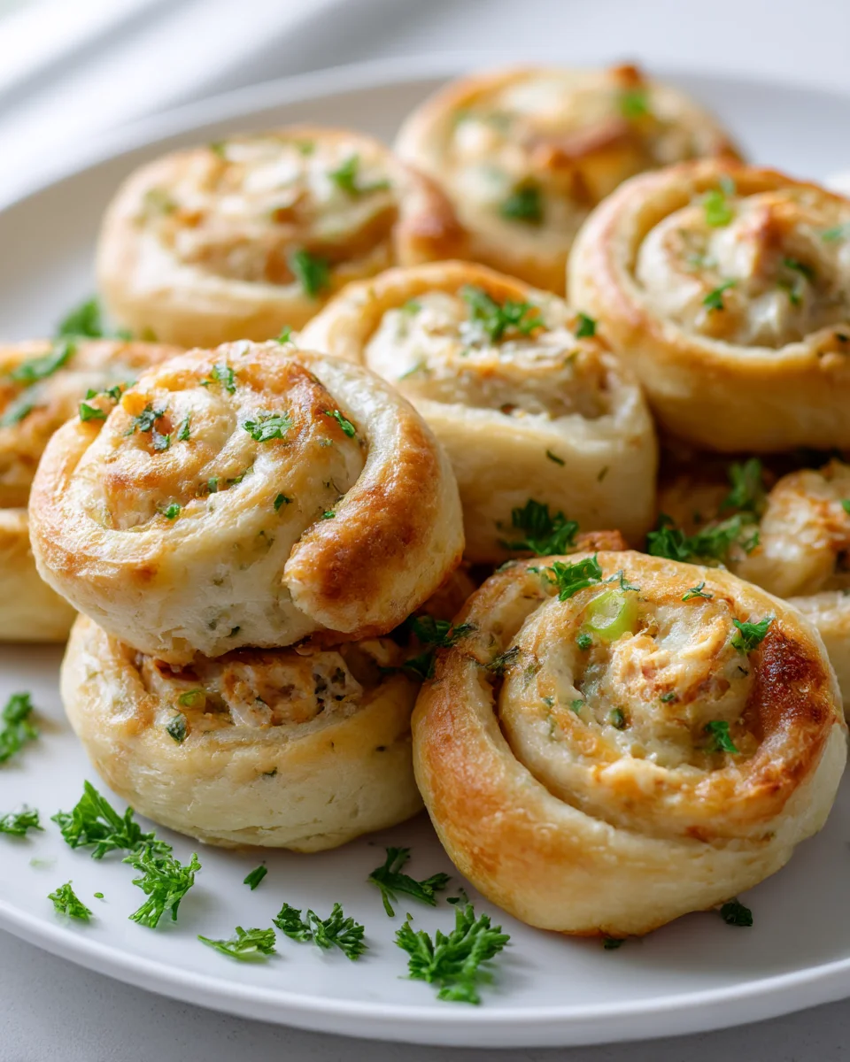 Savory Baked Crab Crescent Roll Pinwheels for Any Party
