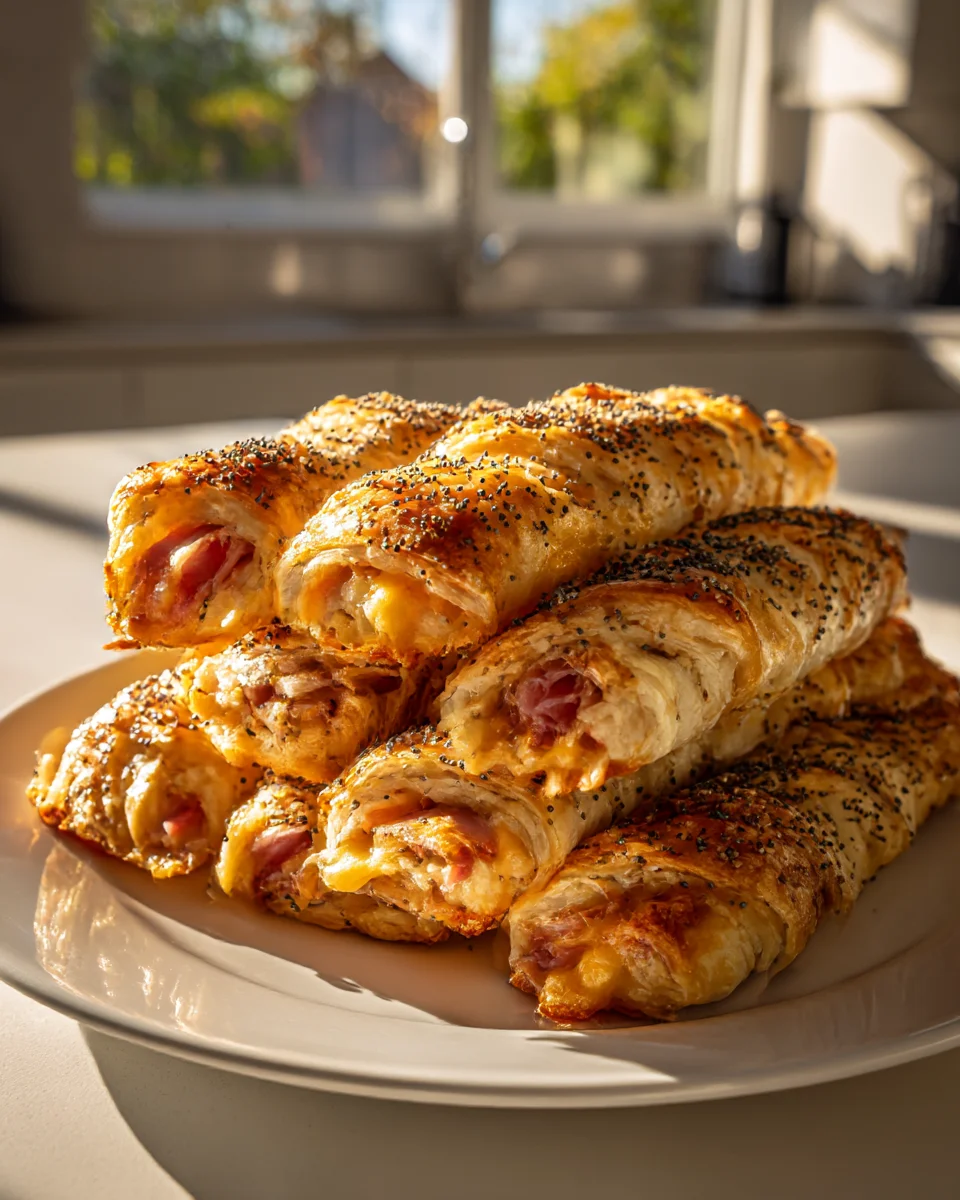 Delicious Beef Ham and Cheese Sticks - Easy Snack Recipe!