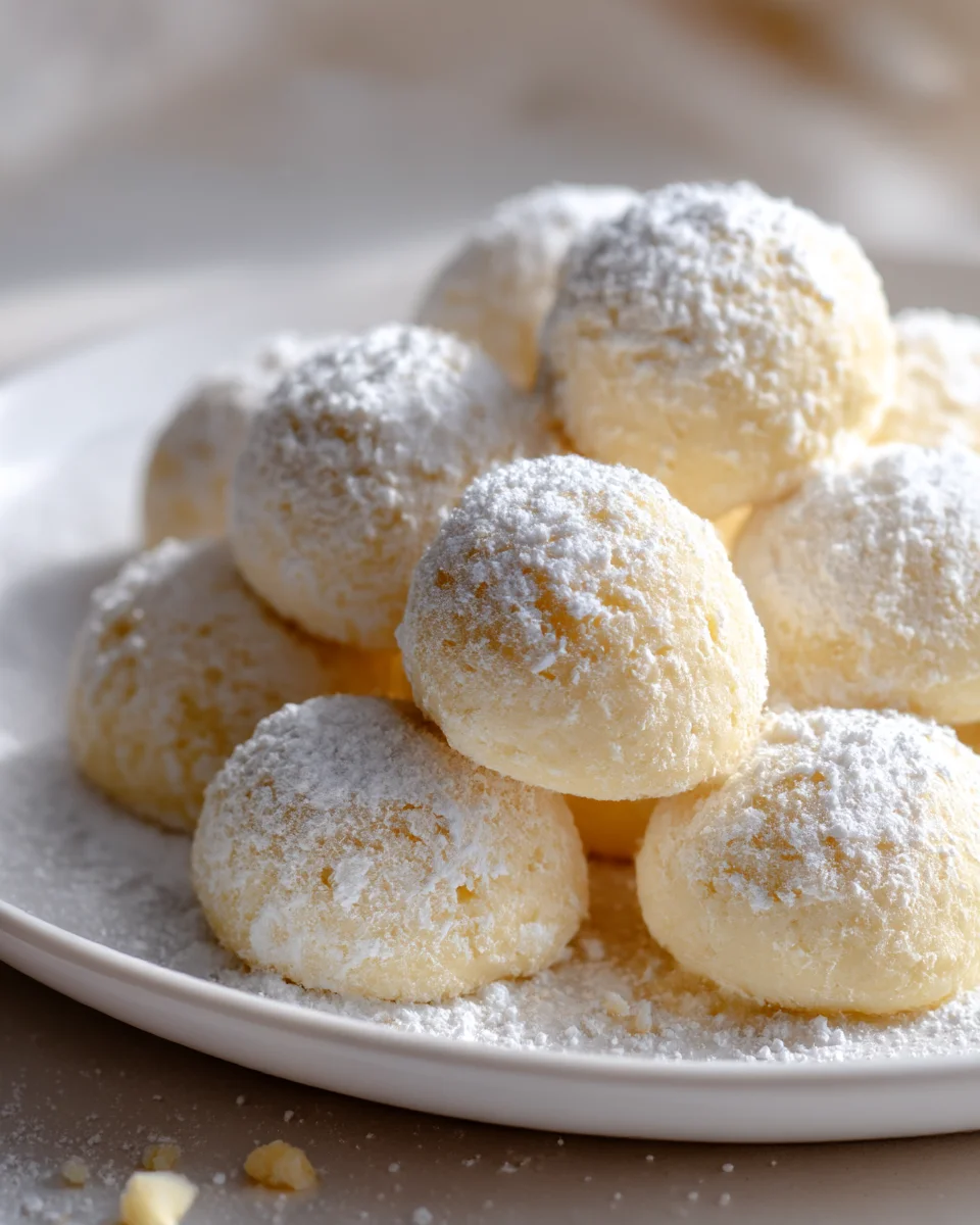 Melt-in-Your-Mouth Sweetened Condensed Milk Snowballs