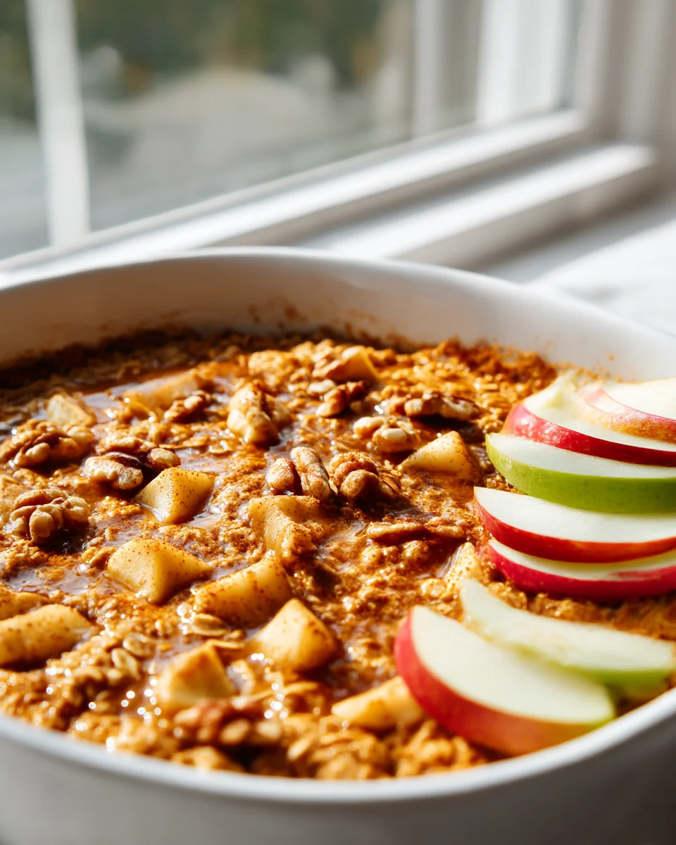 Apple Butter Oatmeal Bake: Delicious & Easy Breakfast Idea